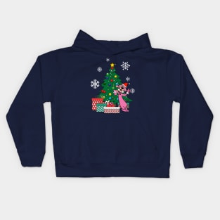 Snagglepuss Around The Christmas Tree Kids Hoodie